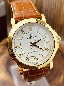 Orologio da polso meccanico russo vintage POLJOT 2628 17 gioielli URSS #5991 - Foto 1 di 20