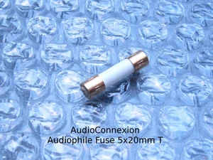 10 Piece T16A audiophile 16A 5x20mm Ceramics Fine Fuse Sluggish Gold Plated - Picture 1 of 1