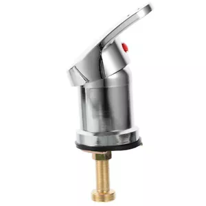 Dual Handle Water Faucets Two Handle Bathroom Sink Wash Hair Tap - Picture 1 of 12