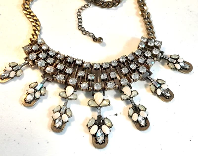 Collar The Limited Vintage Statement Art Deco Art Nouveau Belle Epoque Opal Foto 1 de 4