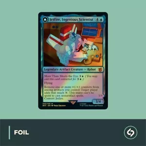 MTG | Jetfire, Ingenious Scientist | LAMINA | TRASFORMATORI | QUASI NUOVO | EN - Foto 1 di 1