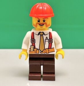 LEGO City Minifigure Construction Foreman From Service Truck 60073, cty0529