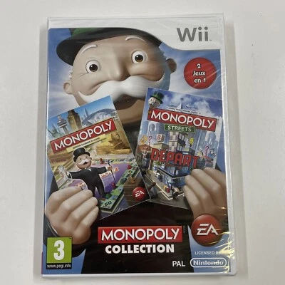 NEUF NEW monopoly collection nintendo WII sealed blister classic monde street - Photo 1/2