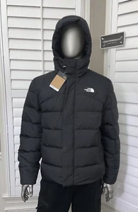 The North Face Men Baltic Hoodie Insulated 600-Down Puffer Jacket -TNF Black NWT - Picture 1 of 18
