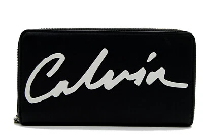 CALVIN KLEIN JEANS Damen Geldbörse Portemonnaie Brieftasche Sculpted Schwarz NEU - Bild 1 von 4