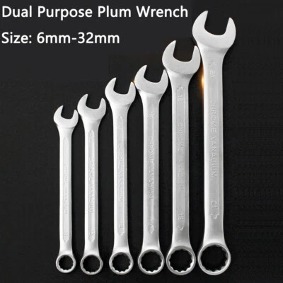 Dual Use Wrench Ratchet Handle Wrench Opening Plum Blossom Spanner Auto Repair  - Image 1 of 4