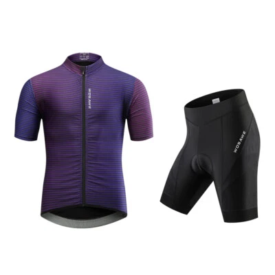 Mens Cycling Jerseys Set MTB Bike Clothes Summer Roupa Masculino Clothing - Image 1 of 4