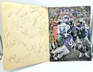 Minnesota Vikings Multi Signed The First Fifteen Years Book NFL Football - Picture 1 of 12