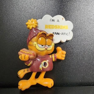 Rare Vintage Garfield NFL Washington Redskins Pin 1981 - Picture 1 of 6