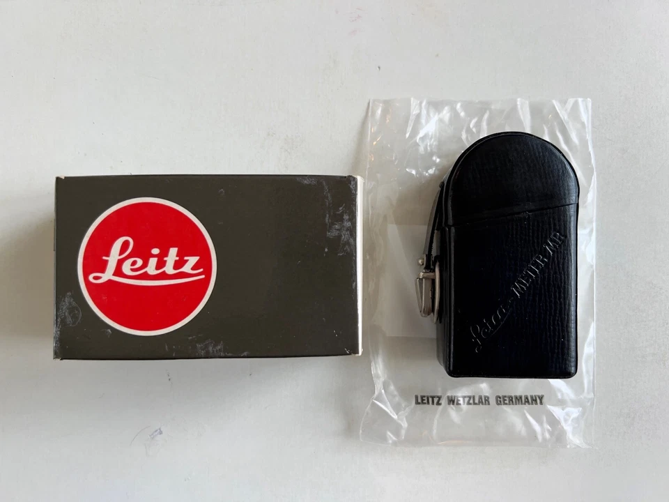 Brand New Unused Leitz Wetzlar Leica Meter MR Black Leather Case M M3 M4 14213 - Image 1 of 3