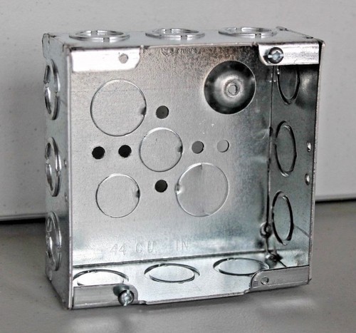Case of (25) CROUSE HINDS TP521 - 4 11/16 SQUARE OUTLET BOX WELDED 44.0 ...