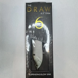 NEW 6th Sense Draw 6.5" 4K Shad Glide Bait Suspending Fishing Lure DRW65-4KS - Picture 1 of 3