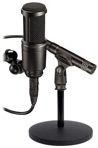 Audio Technica AT2041SP AT2020+AT2021 Studio Condenser Microphones+Mic Stand - Picture 1 of 10