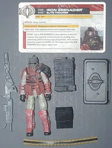 Iron Grenadier V8 POC 30th Anniversary G.I. JOE COBRA 100% Complete X3 - Picture 1 of 2