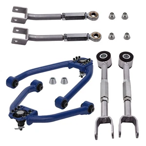 Adjustable Front+Rear Camber+ Traction Arms Kit For 2003-06 Infiniti G35 350Z - Picture 1 of 11