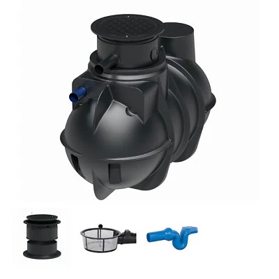 Florantia Erdtank Zisterne 2000 Liter Standard - Regenwassertank Set mit Filter - Bild 1 von 4