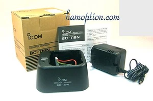 NEW ICOM BC-119N 100-240V Charger for IC-T7H IC-V82 IC-U82 IC-V8 IC-T3H IC-M31 - Picture 1 of 1