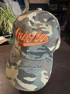 Baltimore Orioles MLB Snapback Adjustable Camo Hat - Picture 1 of 6