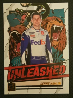 2023 Donruss NASCAR Unleashed #U6 Denny Hamlin! - Image 1 of 2