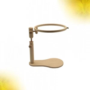 Portable Embroidery Round Frame for Stand Adjustable Hand Supplies - Picture 1 of 12