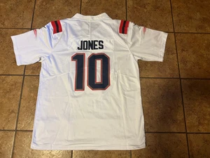 Camiseta cosida grande de los New England Patriots Mac Jones adulto - Imagen 1 de 3