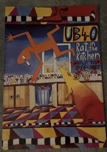 UB40 Rat In The Kitchen World Tour 1986-1987 TOUR PROGRAMME VGC - Picture 1 of 14