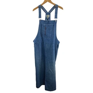 Cabela's Jeans Overall Kleid 2XL Blau Damen 100% Baumwolle Maxi Latz Denim Country - Bild 1 von 11