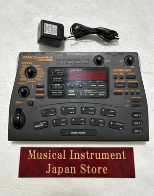 Zoom ST-224 SampleTrak Sampler with Adapter Used from Japan - Image 1 of 4