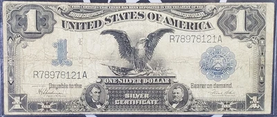 Tough Note** Series of 1899 US $1 Silver Certificate (F-236) - Fine Condition - Image 1 of 2