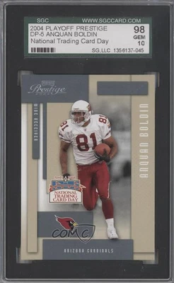 2004 National Trading Card Day Anquan Boldin #DP-5 SGC 10 GEM - Image 1 of 2
