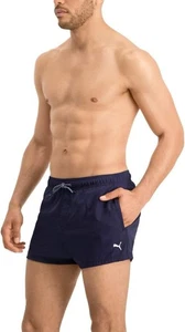 PUMA Men's Short Length Swim Shorts Quick-Dry Sportswear Medium Blue - Picture 1 of 5