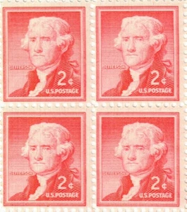 United States 2¢ Thomas Jefferson Liberty Series Postage Stamp #1033 Pack of 100 - Picture 1 of 1