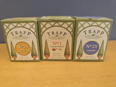3 Trapp Private Garden Candles 2oz 1 Secret Flowers, 33 Honeysuckle, 25 Lavender - Image 1 of 3