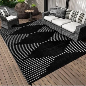 Large Outdoor Area Rugs, Waterproof Durable Garden Rug Foldable Portable Rectang - Picture 1 of 8