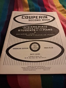 Couperin Second Book: Intermediate Studies for Adult Students of the Piano  - Bild 1 von 2