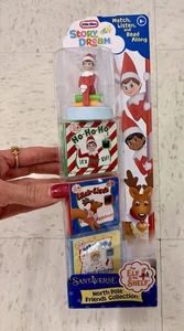Little Tikes Story Dream Machine Elf On The Shelf Christmas Santa Verse Book Set - Picture 1 of 3