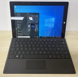 Microsoft Surface 3 Intel Atom x7-28700 64GB 4GB RAM Win 10 + keyboard POOR Batt - Picture 1 of 20