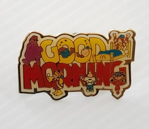 Vintage Ronald McDonalds Good Morning Hat Lapel Pin Grimace Hamburglar - Picture 1 of 5