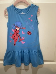 Miraculous Ladybug Girls Dress Size XS (4/5) – “Miraculous Power” Graphic - Picture 1 of 6