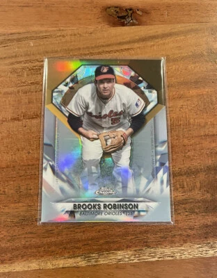 Brooks Robinson 2022 Topps Chrome Update Diamond Greats Refractor SP NRMT+ HOF!! - Image 1 of 2
