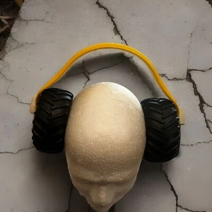 Monster Jam Truck Tire Child Kids Ear Muffs Headphones Hearing Protection Yellow - Picture 1 of 8
