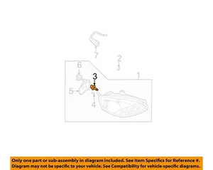 FORD OEM 01-04 Escape-Headlight Headlamp Bulb YS4Z13N021AA - Picture 1 of 2