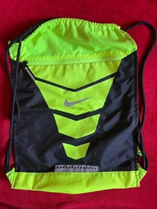 NIKE STRING BACKPACK BAG NEON GREEN ** See More HOT ITEMS here frm 99c!! - Picture 1 of 2