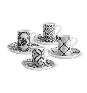 VISTA ALEGRE - Calcada Portuguesa (portugiesischer Kopfsteinpflasterbelag) Espresso-Set - Bild 1 von 1