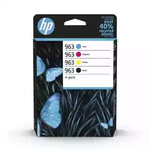 Cartuchos de tinta originales HP 963 negro cian magenta amarillo - ¡ENTREGA GRATUITA EN REINO UNIDO! IVA - Imagen 1 de 6