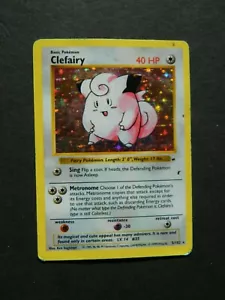 Pokemon SHADOWLESS CLEFAIRY 5/102 - BASE SET HOLO - (PL) - Picture 1 of 2