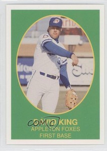 1990 Boxscores Enterprises Appleton Foxes David King #16