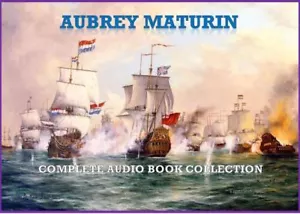 Patrick O'Brian - The Aubrey Maturin Chronicles Vol:1-7 Complete Set DVD MP3 - Picture 1 of 12