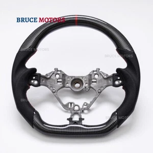 Real carbon fiber Steering Whee for 2017-21 Toyota 86 ZN6/GR Subaru BRZ ZC6/ZD8 - Picture 1 of 11