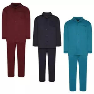 Pijama tradicional tejido de algodón para hombre Big Plus King SIze 2XL - 8XL - Imagen 1 de 13
